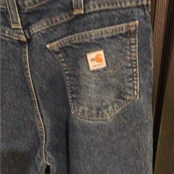 Mens size 38 x 36 flame resistant jeans by carhartt - Picture 3 of 5